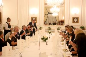 Slavnostní večeře s významnými podnikateli a Radou kraje