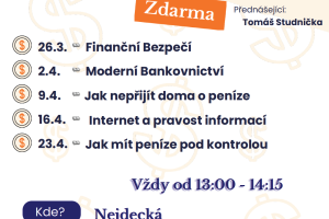 Finanční gramotnost - seminář pro seniory