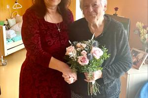 Jubilantka paní Růžičková